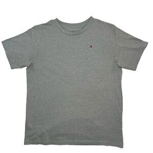 Tommy Hilfiger Boys Youth Large Navy Gray T Shirt Short Sleeve.  L/G/G 16/18